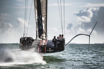 Americas Cup INEOS TeamUK Britannica Boat Foils